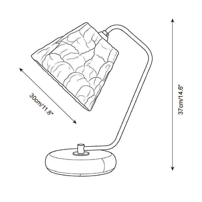 Lámpara de mesa Bravella — Planos de dimensiones 1