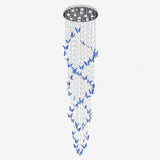 Lámpara de Araña de Columna Elyndra LED K9 Crystal