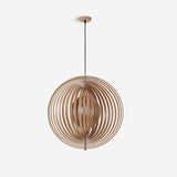 Wooden Moon Pendant Lamp