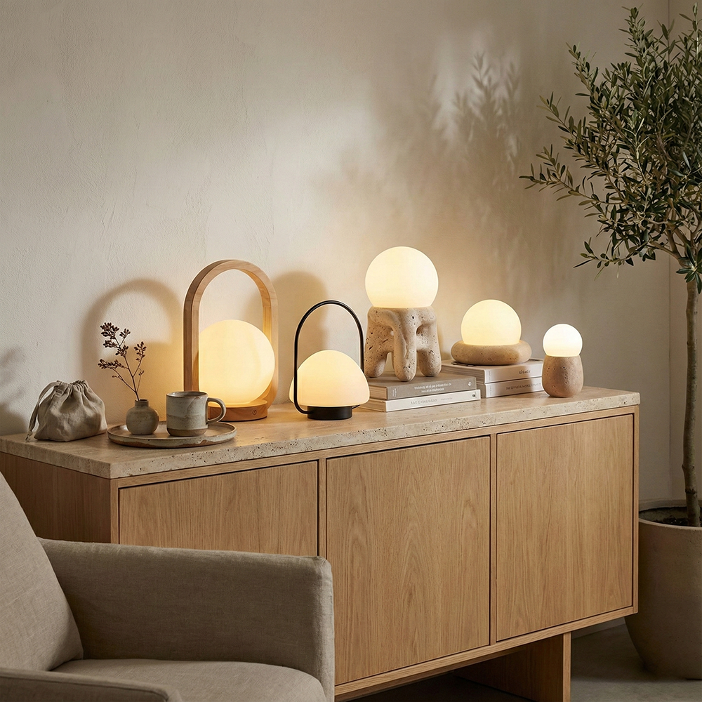 One Lamp, Five Places: A Room-by-Room Guide to Rechargeable Table Lamps