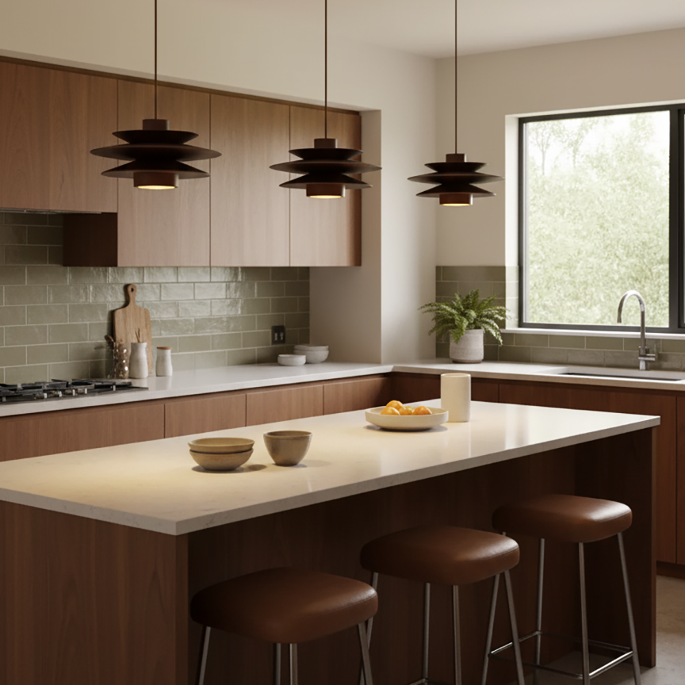 Kitchen Island Pendant Spacing Guide: How Many Lights Do You Need?