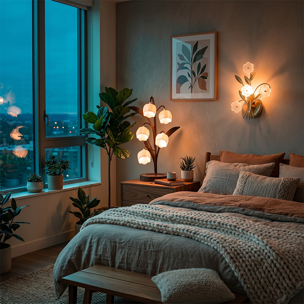 Floral Table Lamps or Wall Sconces? How to Choose the Right Botanical Light for Your Home