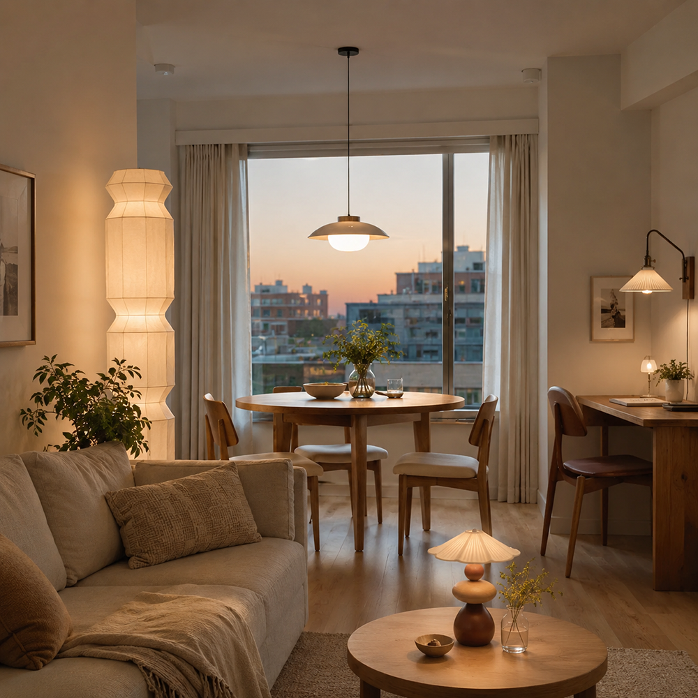 The Small Apartment Lighting Problem Isn’t Brightness — It’s Boundaries