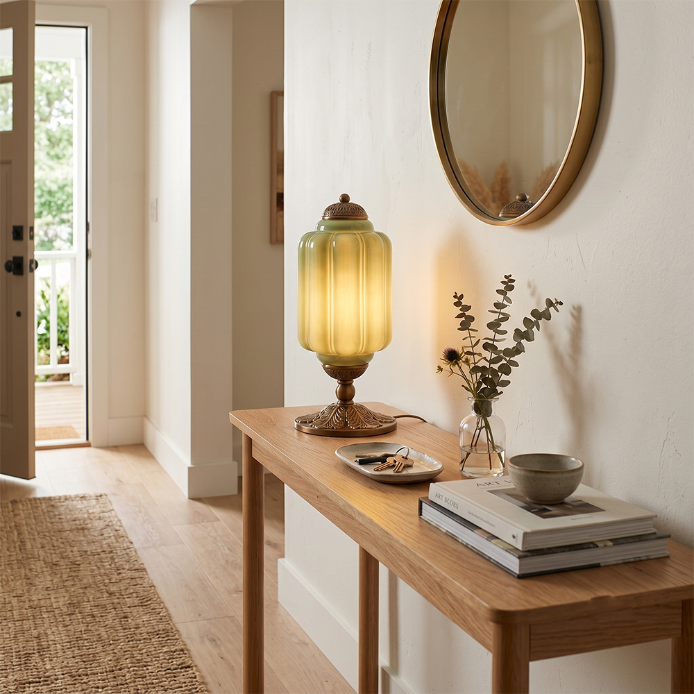 The Little Table by the Door: Why Entryway Lighting Sets the Tone for the Whole Home