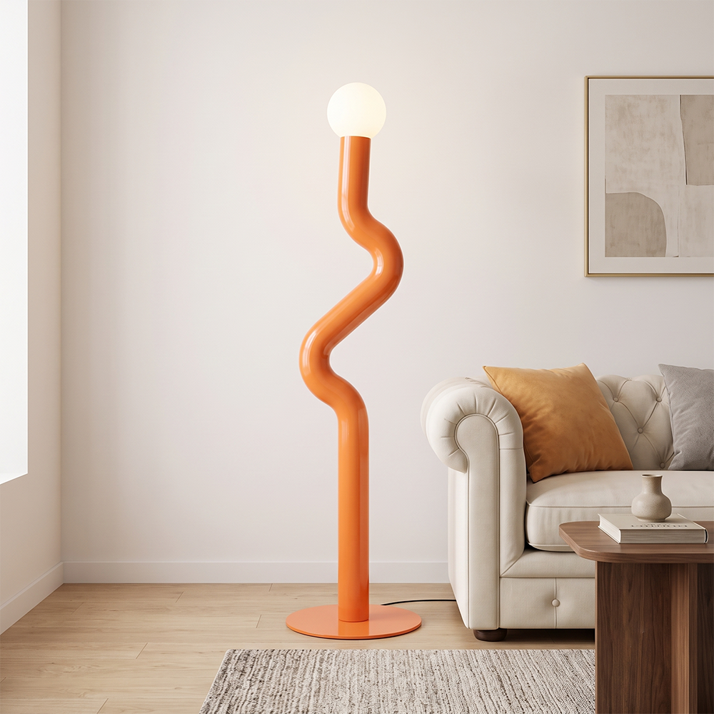 How to Choose a Colorful Lamp: Scale, Shape and Placement