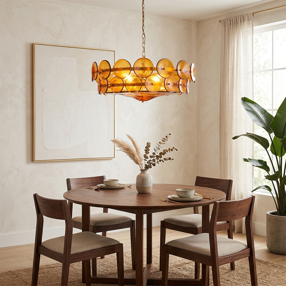 What Size Light Fixture Do You Need for a Round Dining Table?