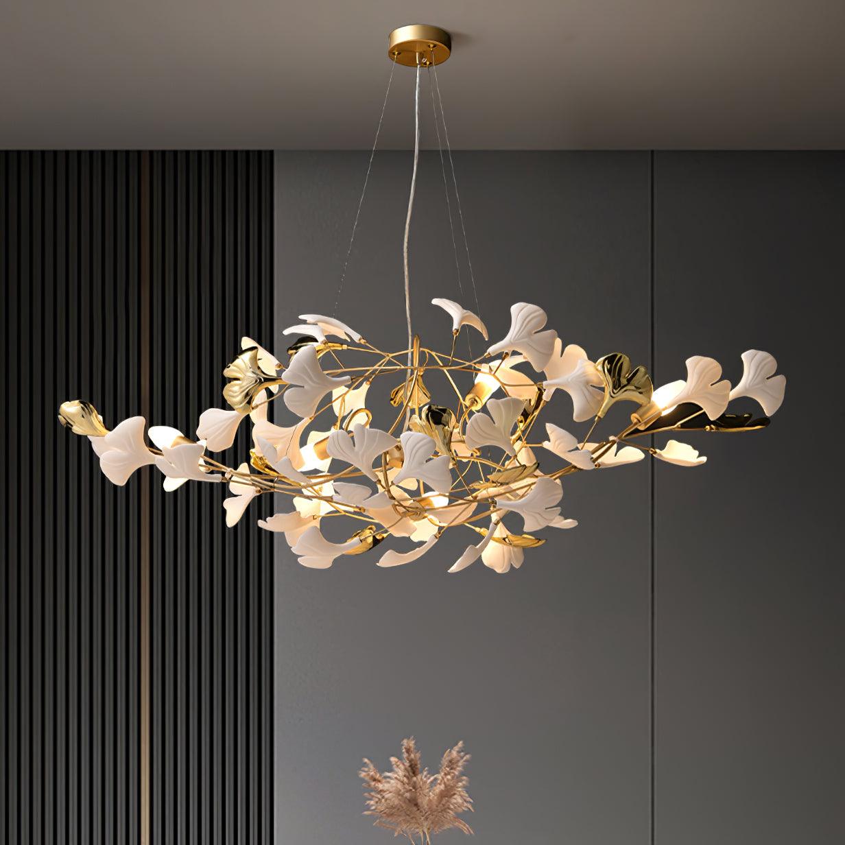 Ginkgo Chandelier: A Modern Interpretation of Natural Aesthetics - Docos