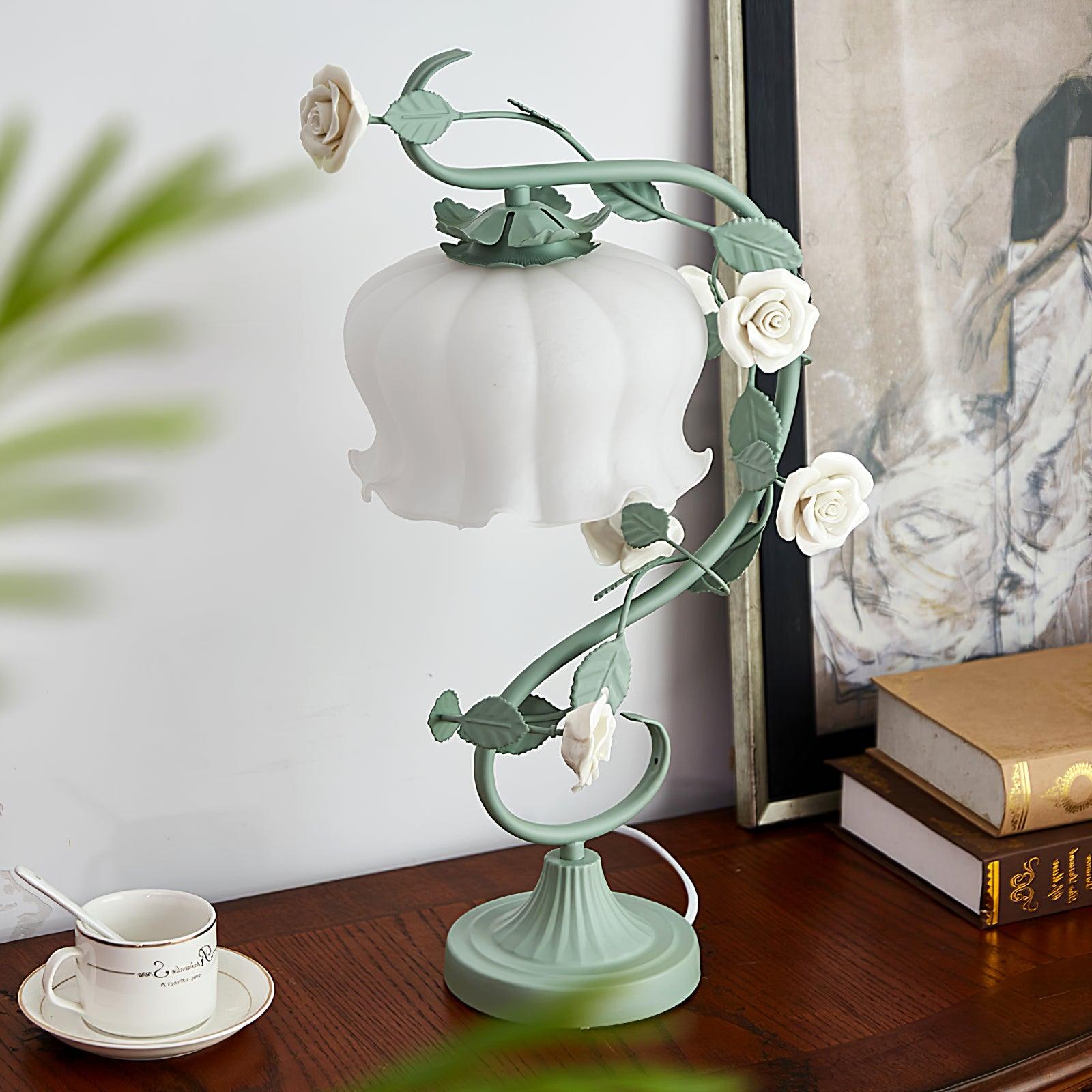 Green Elegance: Romantic Floral Lighting Series - Docos