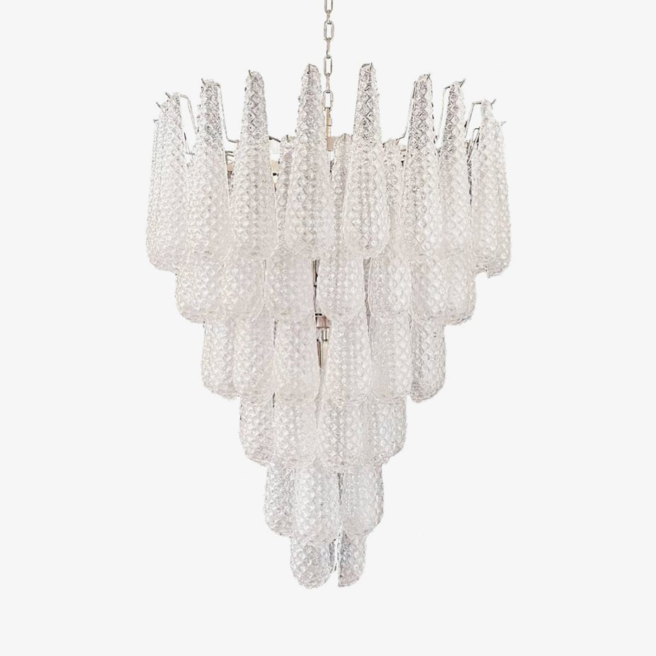 Glass Pinecone Chandelier
