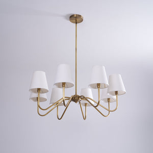 Opaluxe Brass Chandelier