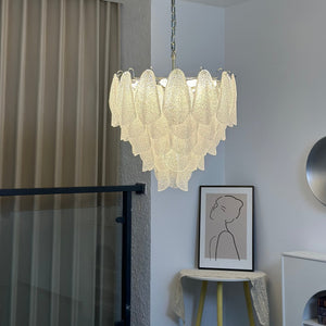 Glass Teardrop Chandelier