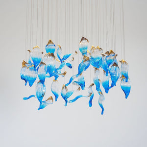 Ocean Drift Blown Glass Customize Chandelier