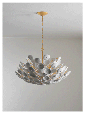 Coconut Disc Chandelier