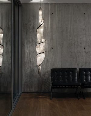 Twilight Spiral Chain Chandelier