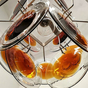 Vintage Murano-Style Glass Chandelier