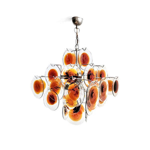 Vintage Murano-Style Glass Chandelier