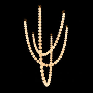 Pearl Glass Necklace Balls Chandelier