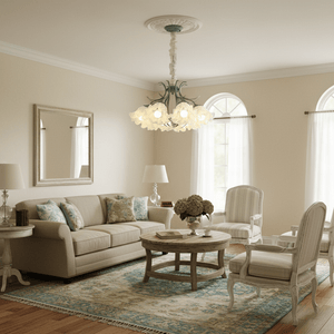 Lily of the Valley Flower Chandelier