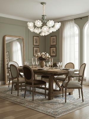 Lily of the Valley Flower Chandelier
