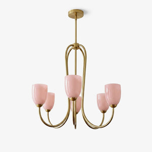 Tulip Gold Chandelier
