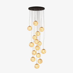 Alabaster Ball Pendant Light