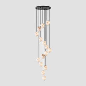 Elvian Alabaster Pendant Light