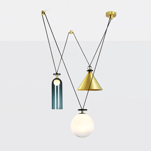 Geometric Shape Art Modern Chandelier