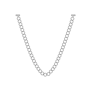 Pearl Glass Necklace Balls Chandelier