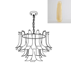 Murano Glass Leaf Chandelier