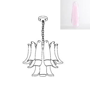 Murano Glass Leaf Chandelier