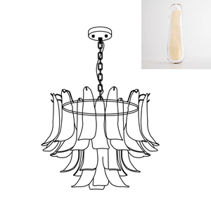 Murano Glass Leaf Chandelier