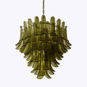 Green Petalo Chandelier