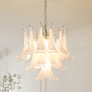 Murano Glass Leaf Chandelier