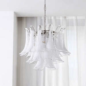 Murano Glass Leaf Chandelier