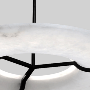Carve Alabaster Pendant Light