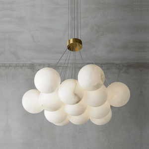 Alabaster Balls Chandelier