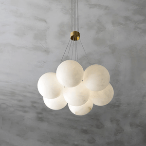 Alabaster Balls Chandelier