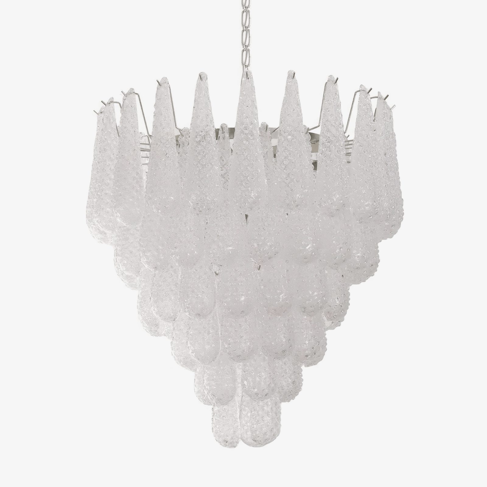 Grid Glass Waterfall Chandelier