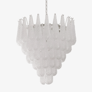 Grid Glass Waterfall Chandelier