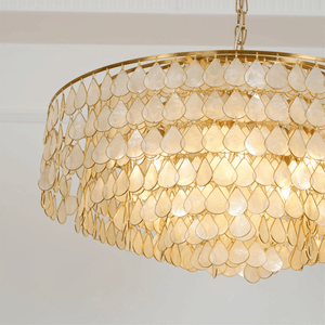 Teardrops Shell Chandelier