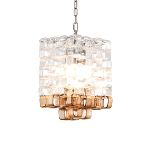 Glass Poliarte Interlocking Chandelier