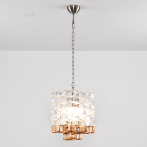 Glass Poliarte Interlocking Chandelier
