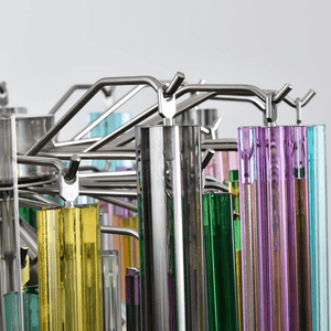 Prismatic Glass Colorful Chandelier