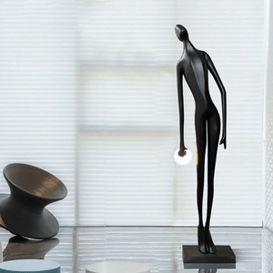 Noir Muse Sculpture Floor Lamp