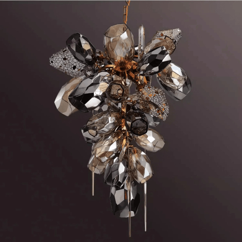 Modern Art Glass Crystal Chandelier – detail 5