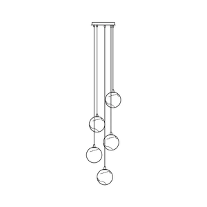 Sultana Alabaster Cluster Chandelier