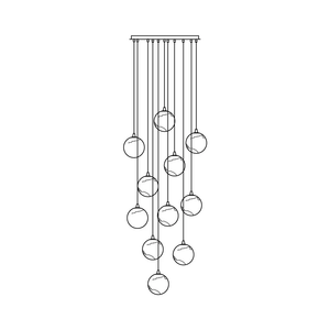 Sultana Alabaster Cluster Chandelier