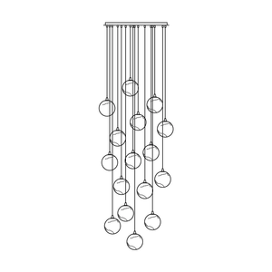 Sultana Alabaster Cluster Chandelier