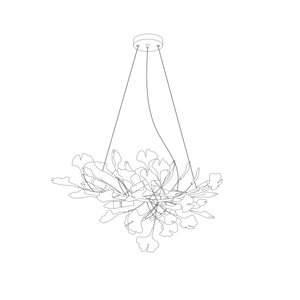 Horizon Bloom Gingko Chandelier