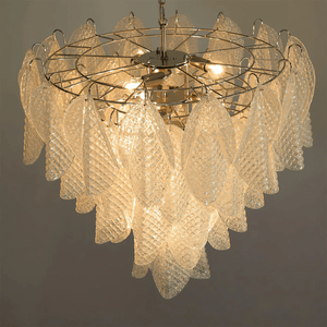 Glass Teardrop Chandelier